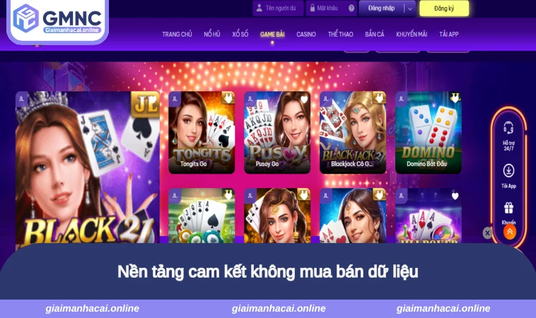 Nền tảng cam kết không mua bán dữ liệu